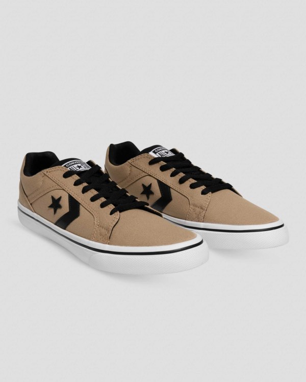 Converse El Distrito Mix And Match Khaki Sko Danmark - Converse Lave Sneakers Dame - 38154WFUJ